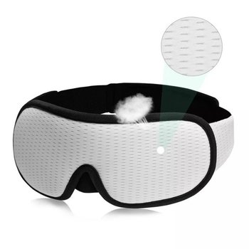 מסכת שינה 3D Sleep Eye לבנה - נוחות וחושך