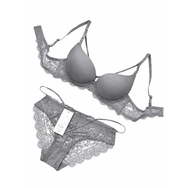 Conjunto de Lencería Weiyesi Gris
