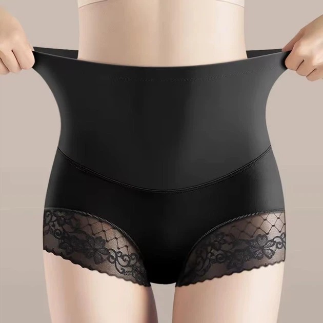 Hochtaillierte Damen Shaping Slips ElesseLinge, Schwarz
