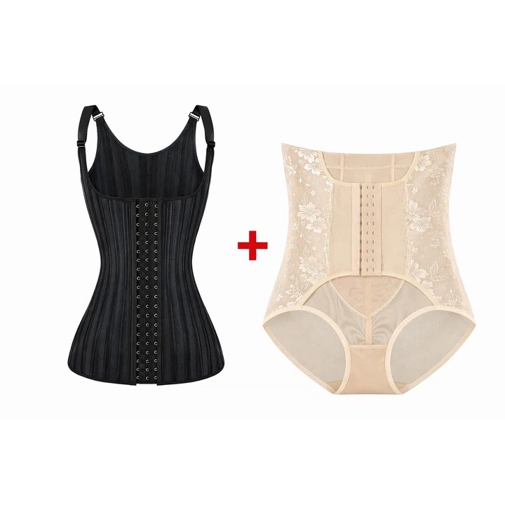 Set aus Latex-Korrekturunterwäsche Madonna New