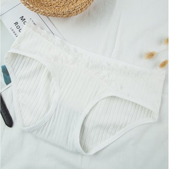 Pregnant and Nursing Women's White Underwear