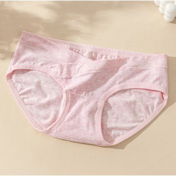 Maternity Briefs in Pink Melange