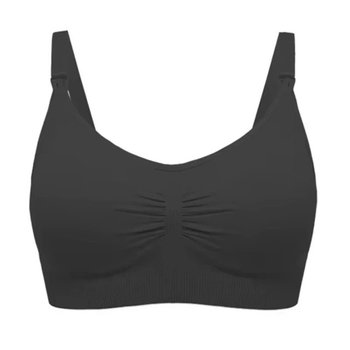 Seamless Nursing Bra in Black