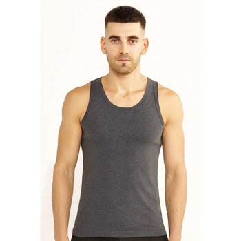 Men's Grey Tank Top by Strong