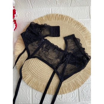 Black Garters Belt with Adjustable Size