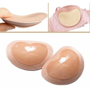 Beige Push Up Inserts with Silicone Adhesive Layer