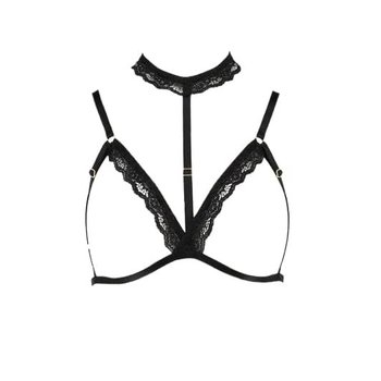 SHELLY BRA Strappy Bra in Black