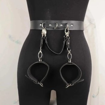 Harness with Black Handcuffs