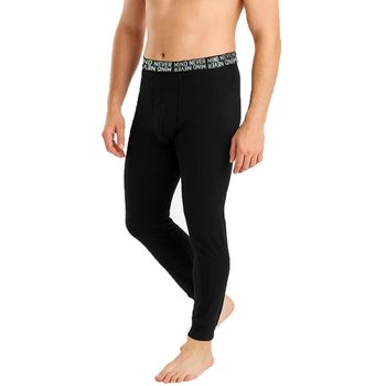 Men's Warm Microfleece Beki Long Johns in Black