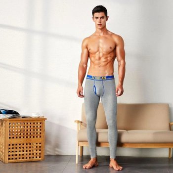 Men's Seobean Thermal Bottoms in Grey