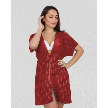 Beach Tunic Robe Samegame in Red