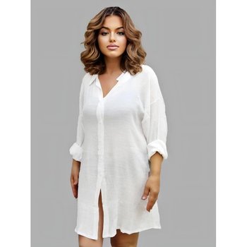 Fuba 12500 White Beach Shirt