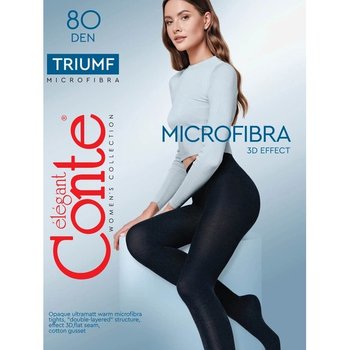 Women's Warm Conte Triumf 80 Den Tights in Brown