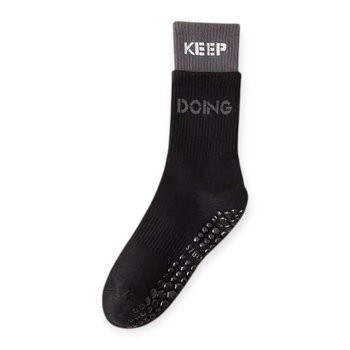 Non-Slip Yoga and Pilates Socks Black-Grey
