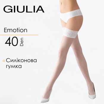 Women's Hosiery Giulia EMOTION 40 White-bianco
