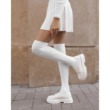 White Thigh-High Stockings 3