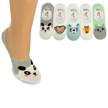 Women's No-Show Socks Set 12 Pairs Multicolor