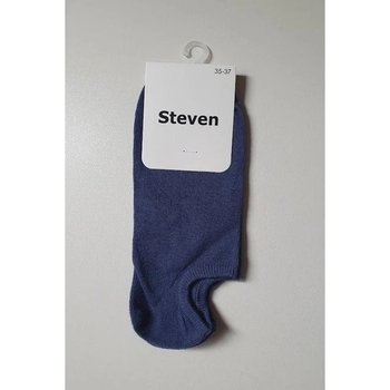 Steven Blue No-Show Socks