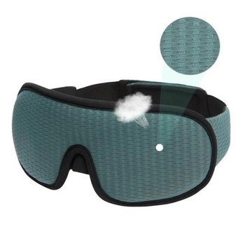 Masque de sommeil 3D vert avec bouchons 3M 1100