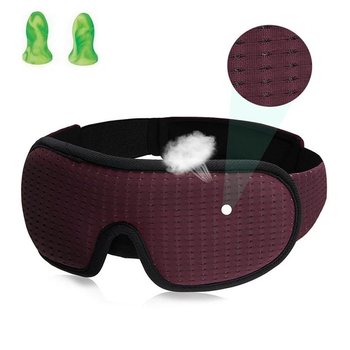 Silenta 3D Breath Sleep Mask Burgundy