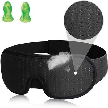 Silenta 3D Breath Sleep Mask in Black