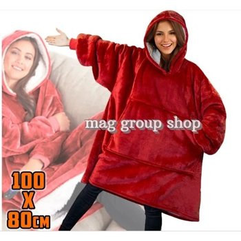 Reversible Hoodie Robe Huggle Burgundy