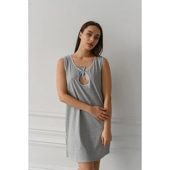 Simple Nightgown for Pregnant Women in Gray