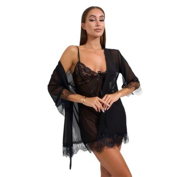 Pañuelo erótico de encaje Zohan negro para mujer