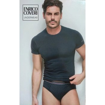 Men's Enrico Coveri Set with T-Shirt and Briefs