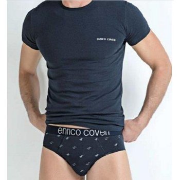 Men's Set with T-Shirt and Briefs by Enrico Coveri