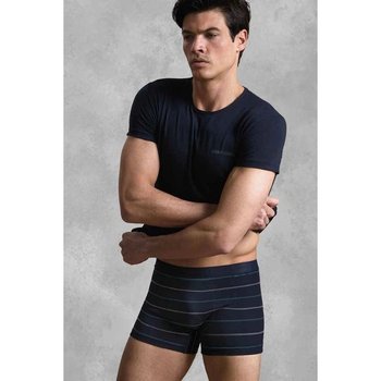 Enrico Coveri Men's Loungewear Set — Blue T-Shirt and Boxers
