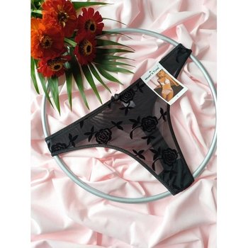 Women's Mary's Tune M Black Thong