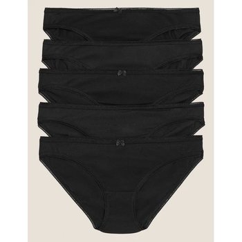 Set of Marks&Spencer Bikini Briefs 5 Pack Black