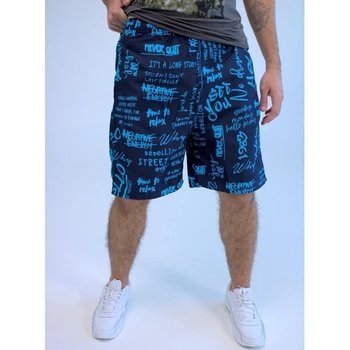Men's Hello Beach Shorts in Blue and Light Blue