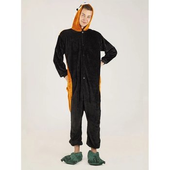Men's Jamboo Raccoon Kigurumi Pajama in Orange