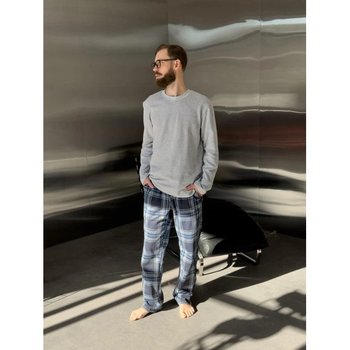 Scandinavia NEW Pajama Blue-Checkered Set