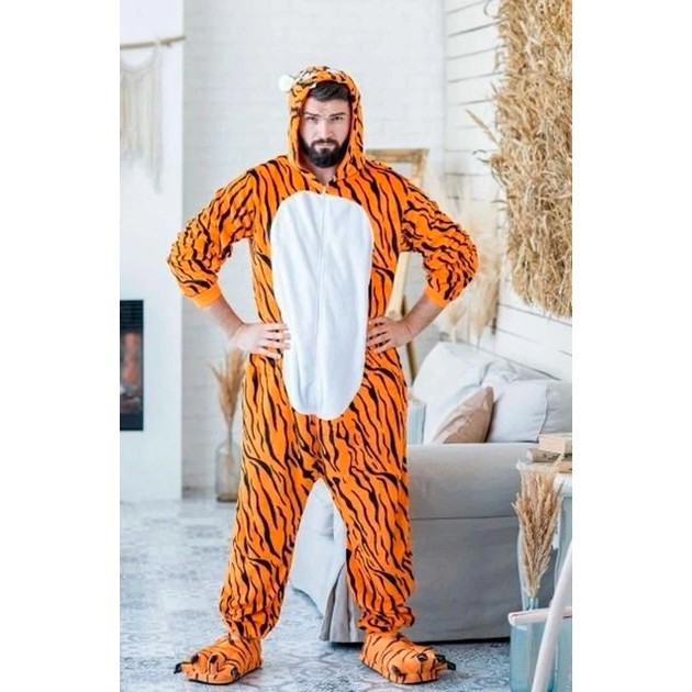 My Kigu Herren Kigurumi Braun — Bequemer Wohnkomfort