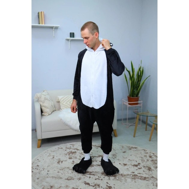 My Kigu Men's Kigurumi in Black — Comfort for Home