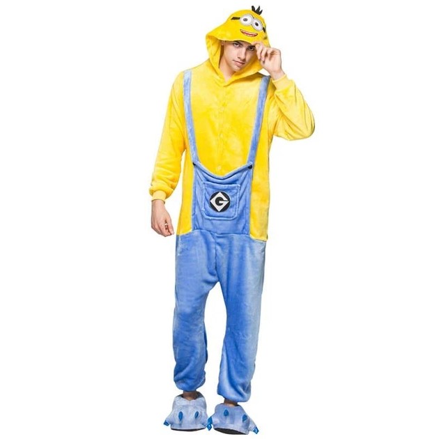 Кигуруми My Kigu мужское желтого цвета с капюшоном