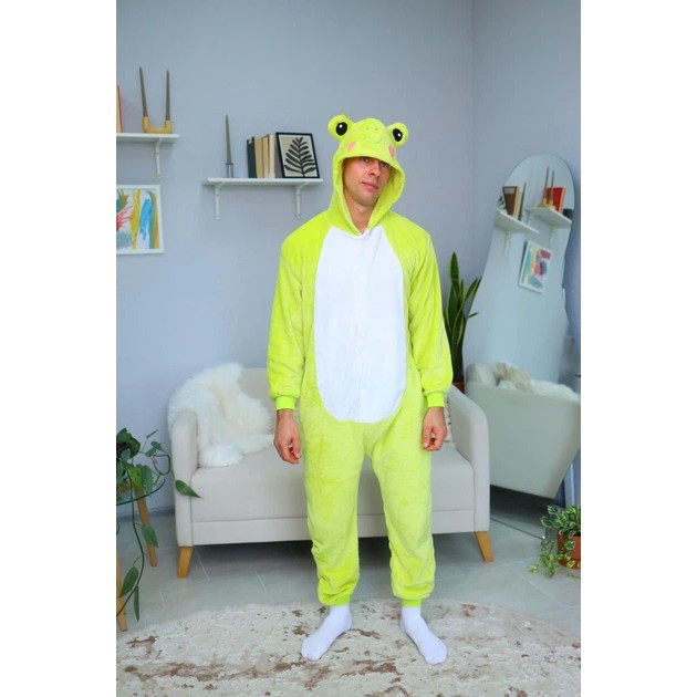 كيغورومي My Kigu للجنسين ضفدع أخضر - راحة في المنزل
