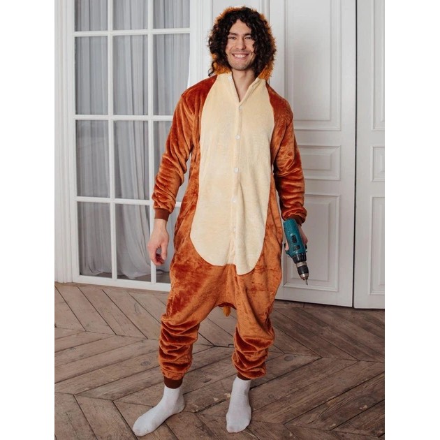 Kigurumi para hombre My Kigu marrón - ropa cómoda para el hogar