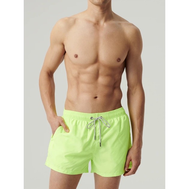 Men's Beach Shorts Atlantic in Lemon Color — Comfort for Your Vacation
