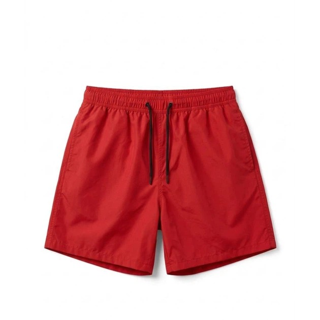 Men's Red Beach Shorts Intruder Exclusive — Comfort for Active Leisure