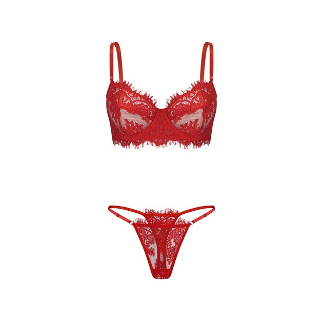 Red Lace Set for Women — Elegance and Comfort