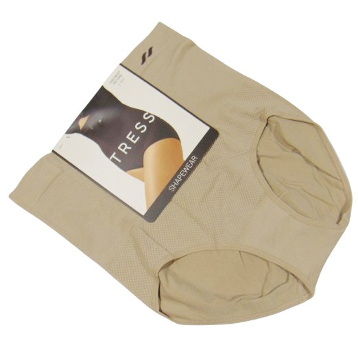 TRESS Hohe Taillenformende Slips in Beige
