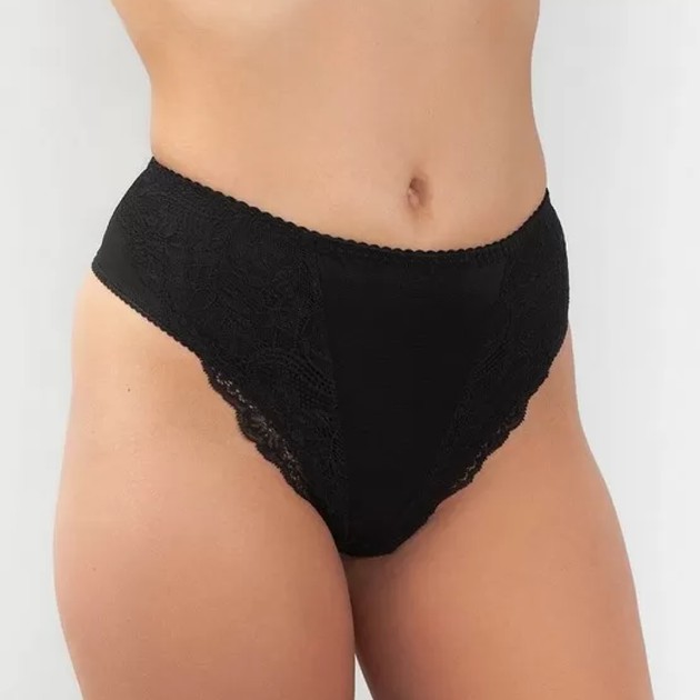 Tangas moldeadores Afina negros con encaje