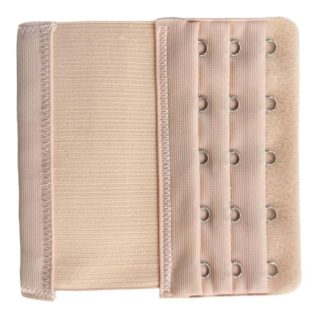 Extensor de sujetador de 5 ganchos color beige
