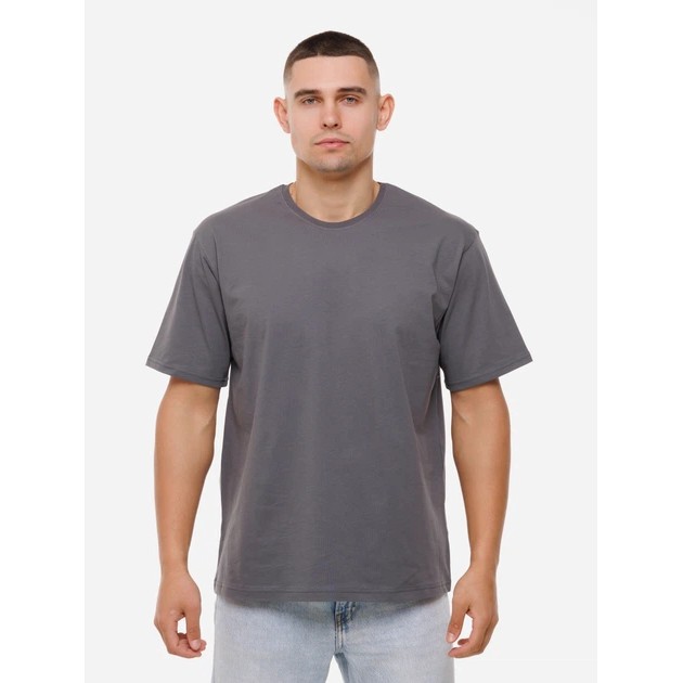 Camiseta de algodón gris NataLux para hombre – estilo y comodidad