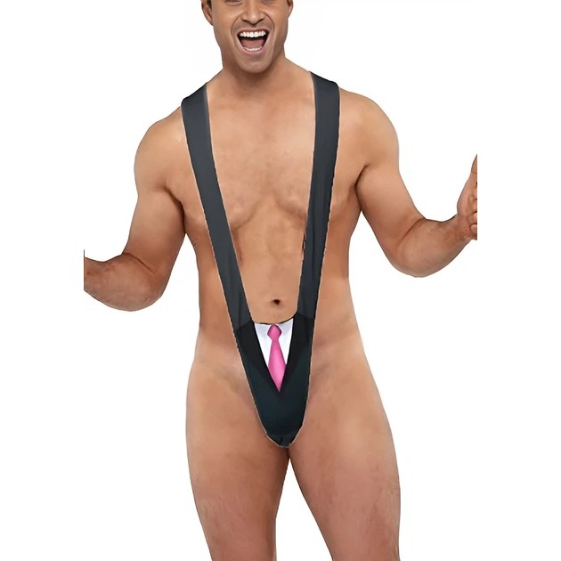 Men's Thong Bodysuit 'Gentleman' in Black — Comfort and Style