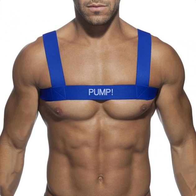 Sangle masculine Pump bleue – accent stylé pour votre look